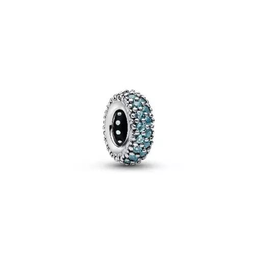 Charm Pandora separador circon turquesa - 791359C01