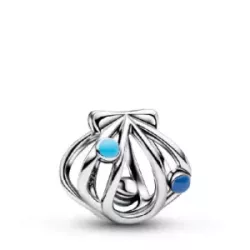 Charm Pandora petxina plata turquesa - 794695C01