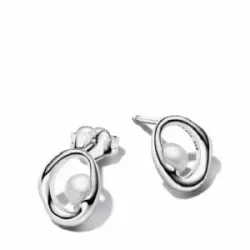 Arracades Pandora plata perla - 293295C01