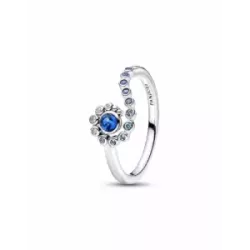 Anell Pandora Disney Moana plata zircon blau - 194641C01