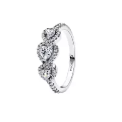 Anell Pandora plata zircon - 194413C01