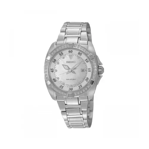 Reloj Seiko Velatura diamantes cadena acer - SXDA19