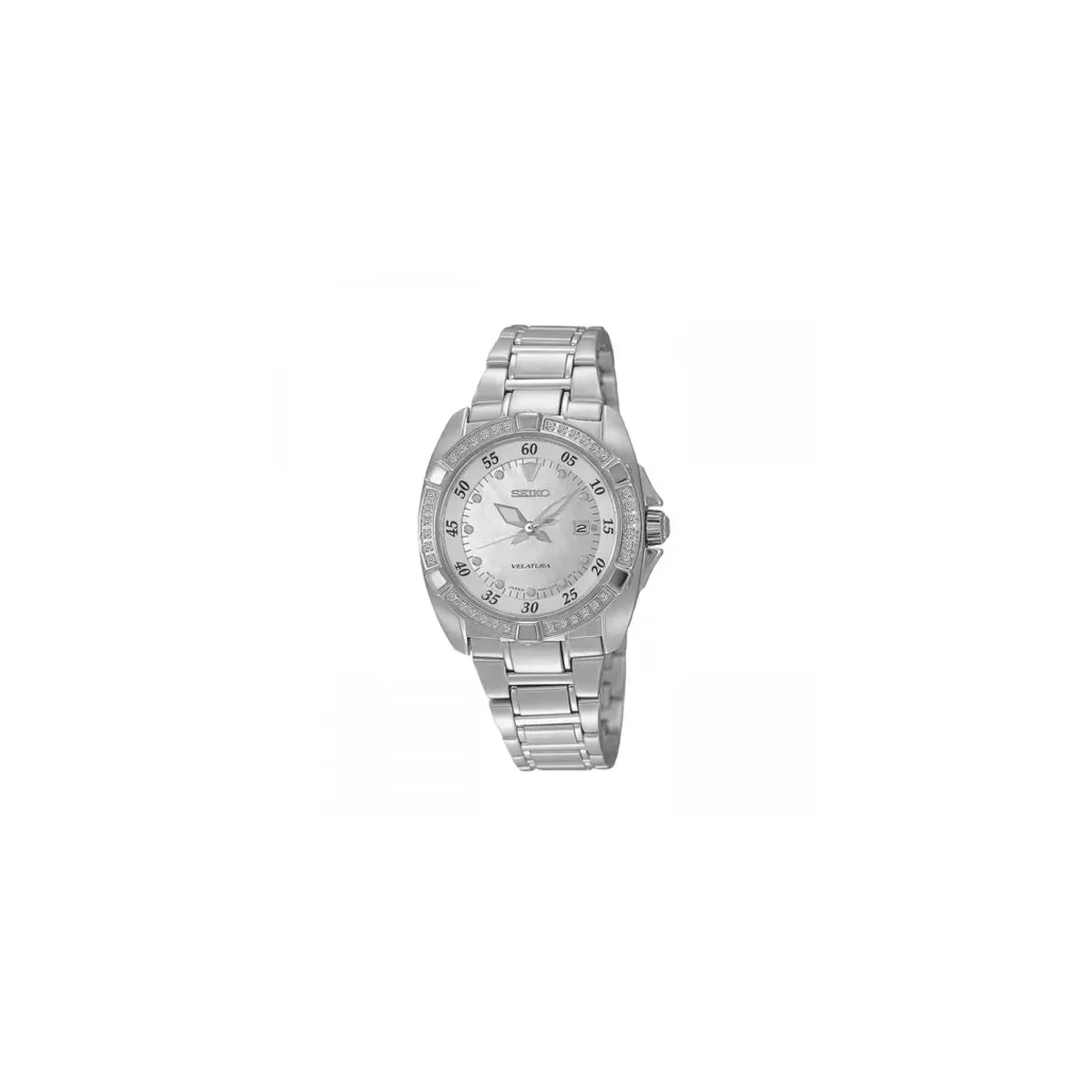 Reloj Seiko Velatura diamantes cadena acer - SXDA19