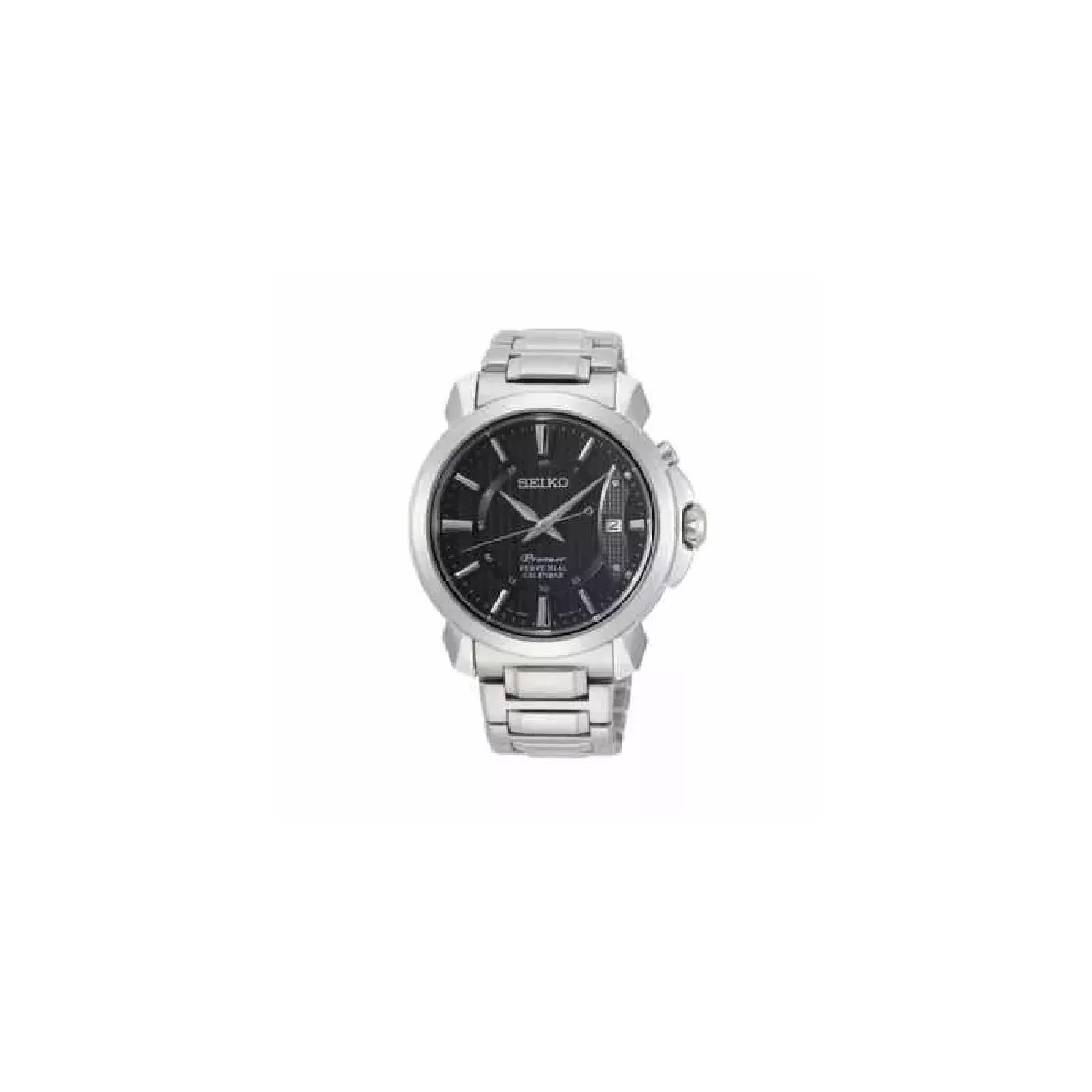 Reloj Seiko Premier cal.perpetual 100m water resistant cristal zafiro - SNQ159P1