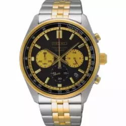 Reloj Seiko crono bicolor 100m water resistant  - SSB430P1