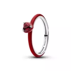 Anell Pandora Me plata esmalt vermell - 193088C05