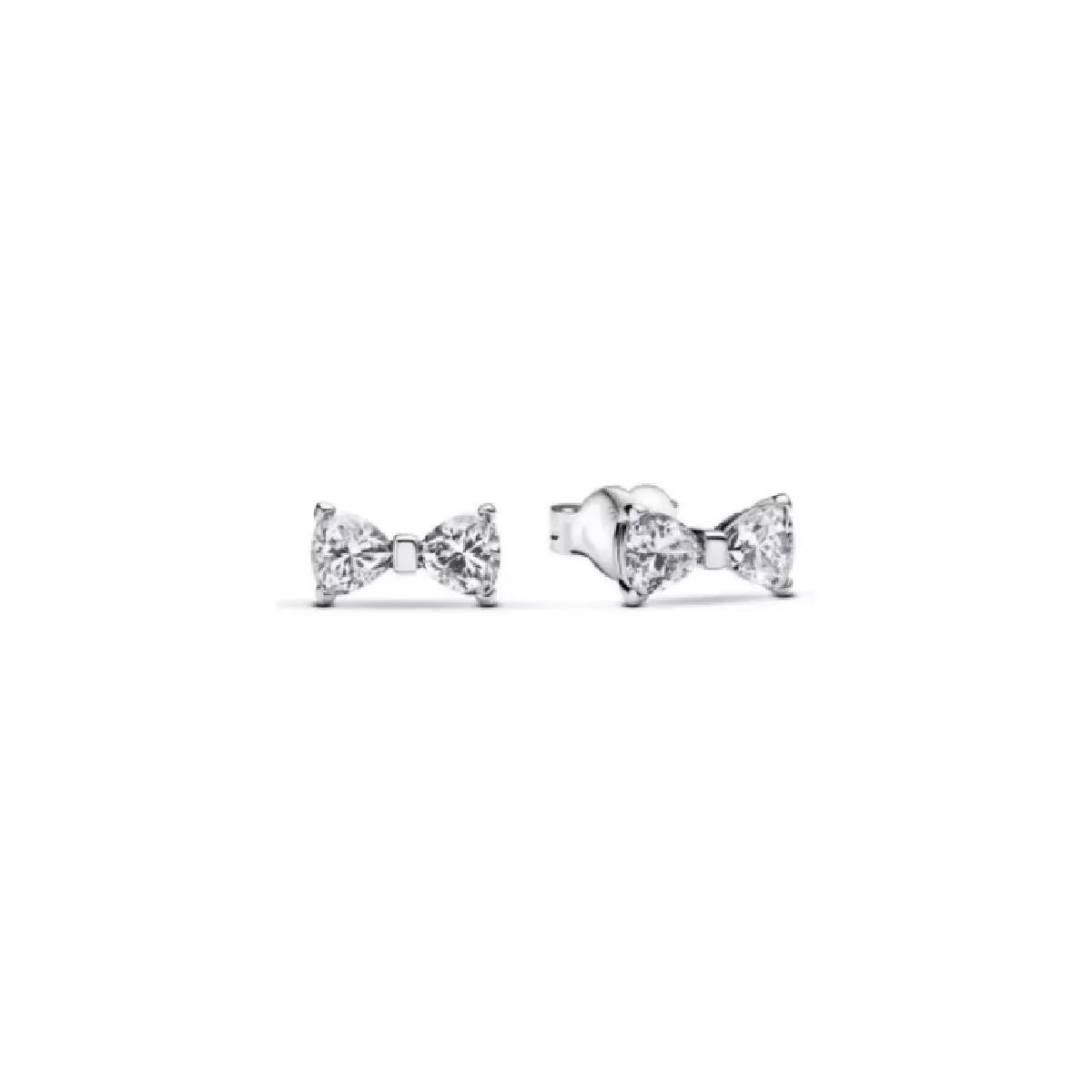 Arracades Pandora plata zircon llaç - 293542C01