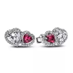 Arracades Pandora plata zircon color - 293633C01