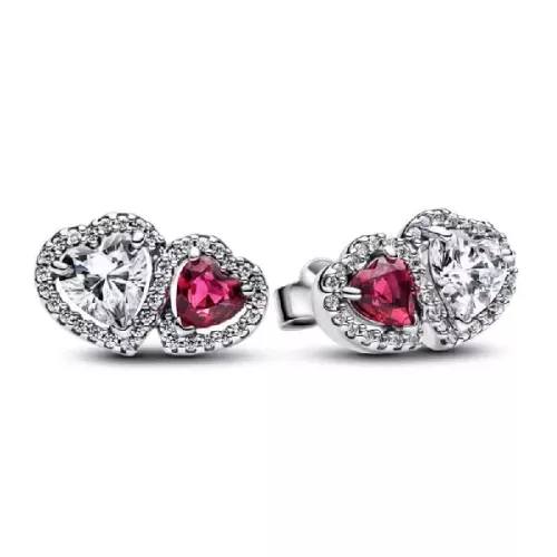 Arracades Pandora plata zircon color - 293633C01