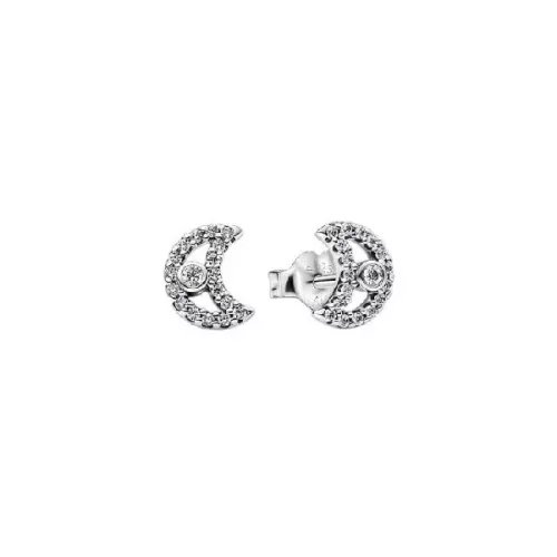 Arracades Pandora plata lluna zircon - 294257C01