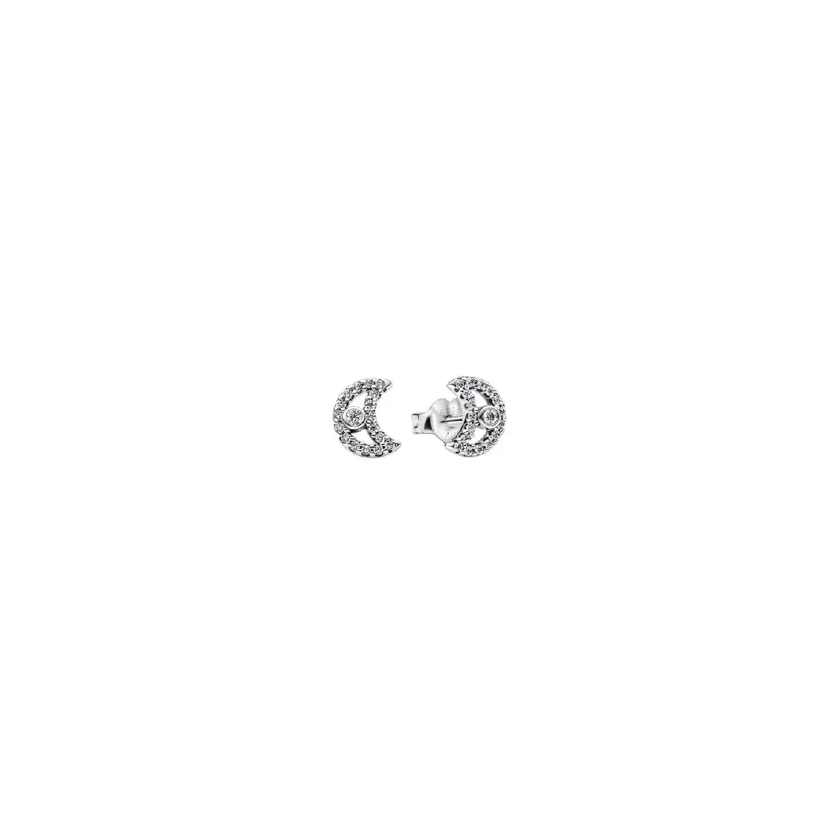Arracades Pandora plata lluna zircon - 294257C01