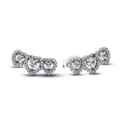 Arracades Pandora plata cors zircon - 294411C01