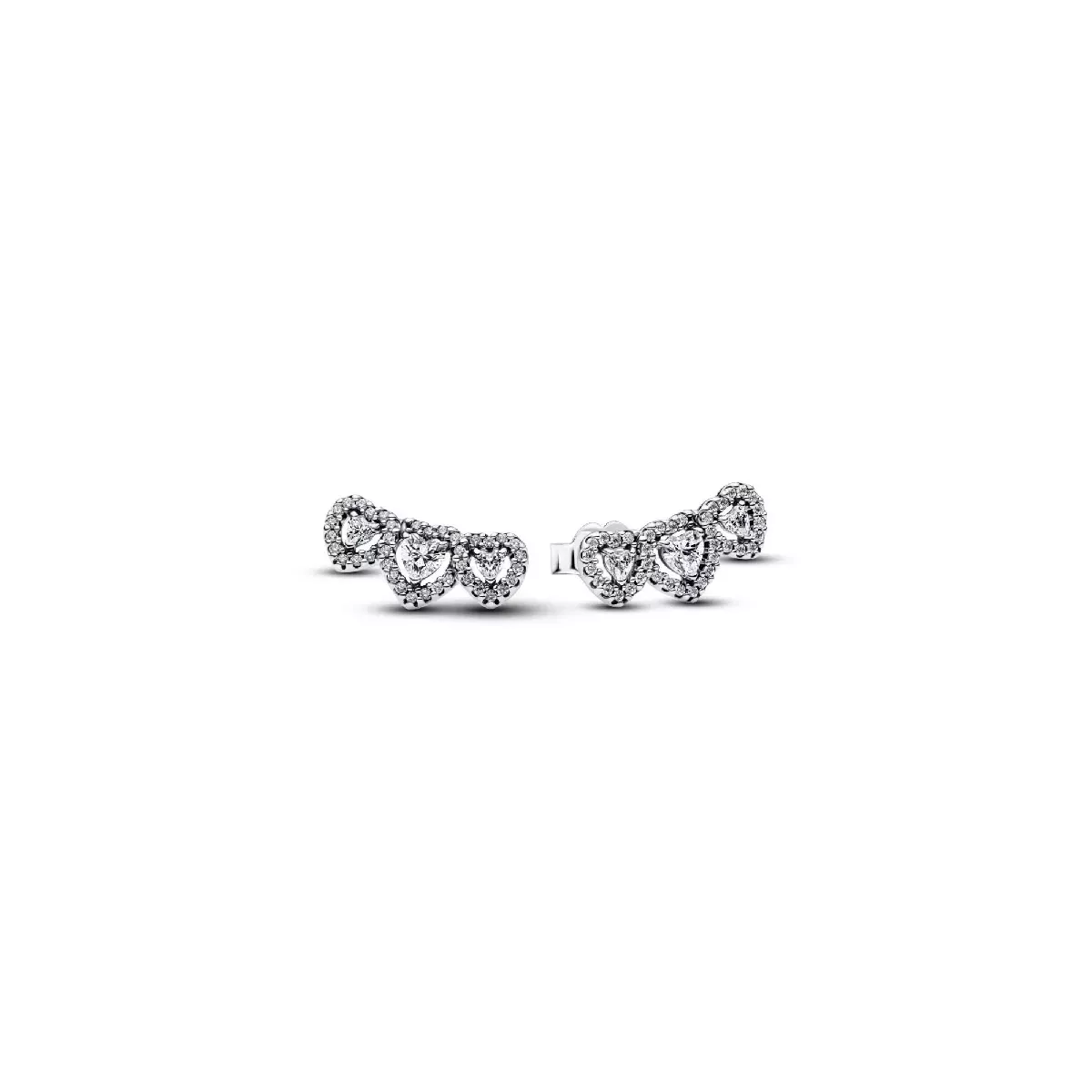 Arracades Pandora plata cors zircon - 294411C01