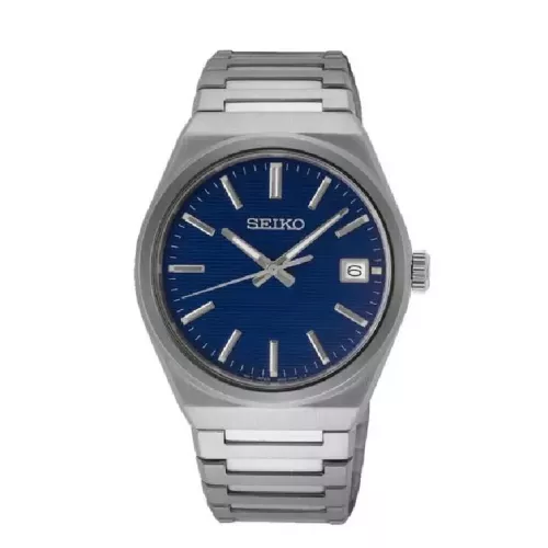 Reloj Seiko Neo Classic esfera azul cadena acero - SUR555P1