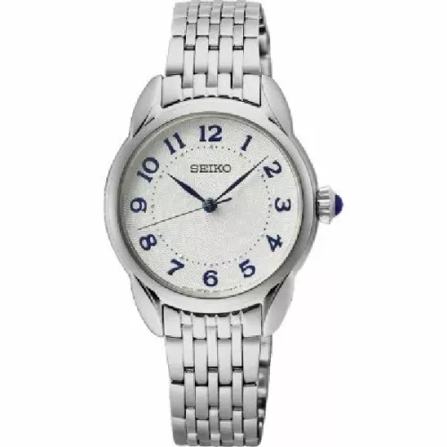 Reloj Seiko esfera blanca acero - SUR561P1