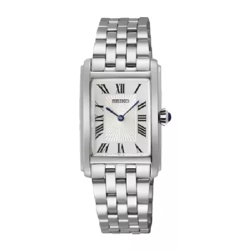 Reloj Seiko rectangular acero - SWR083P1